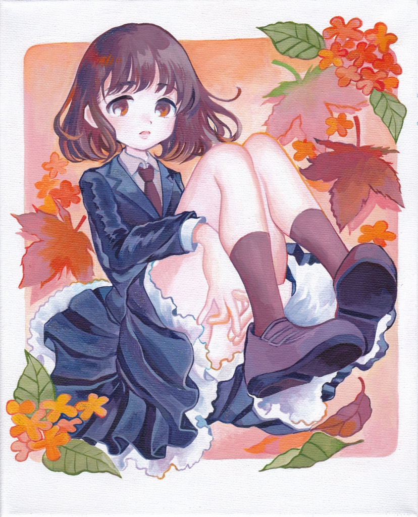 原画 紅葉・金木犀