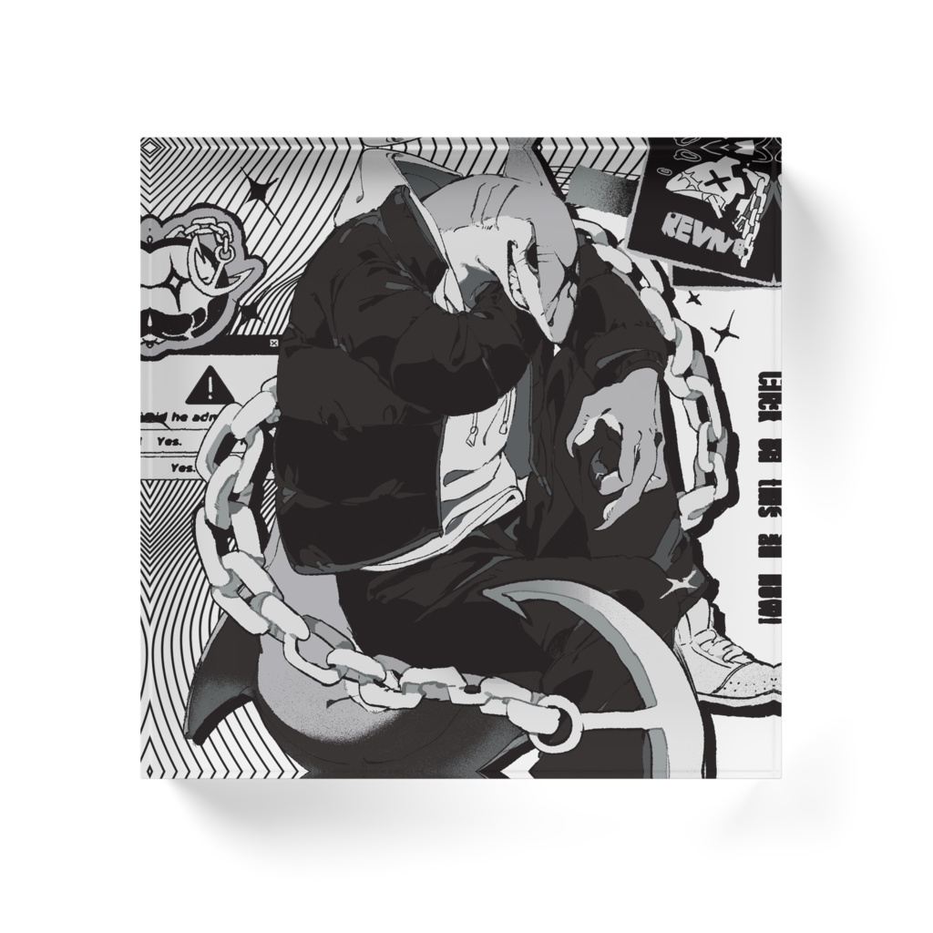 アクリルブロック正方形 100×100mm