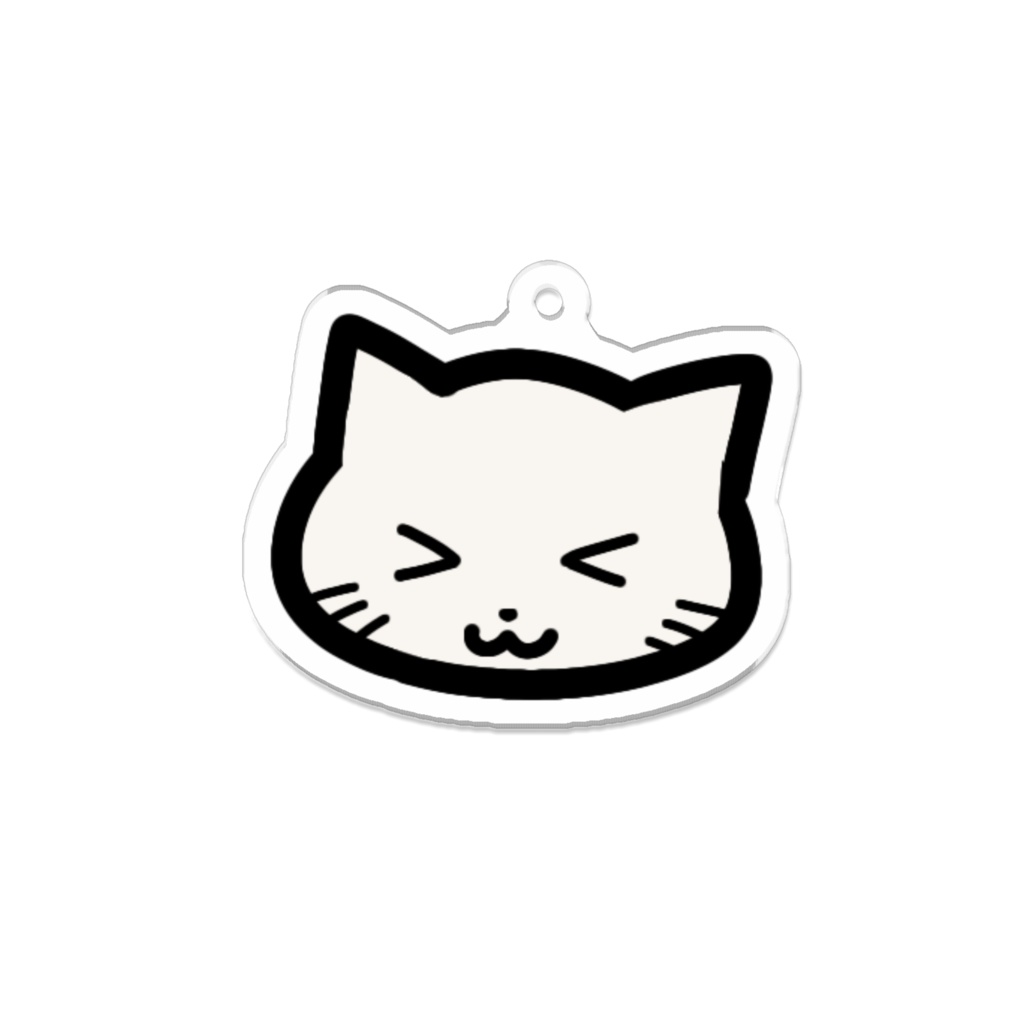 白猫 にぱー(>ω<)