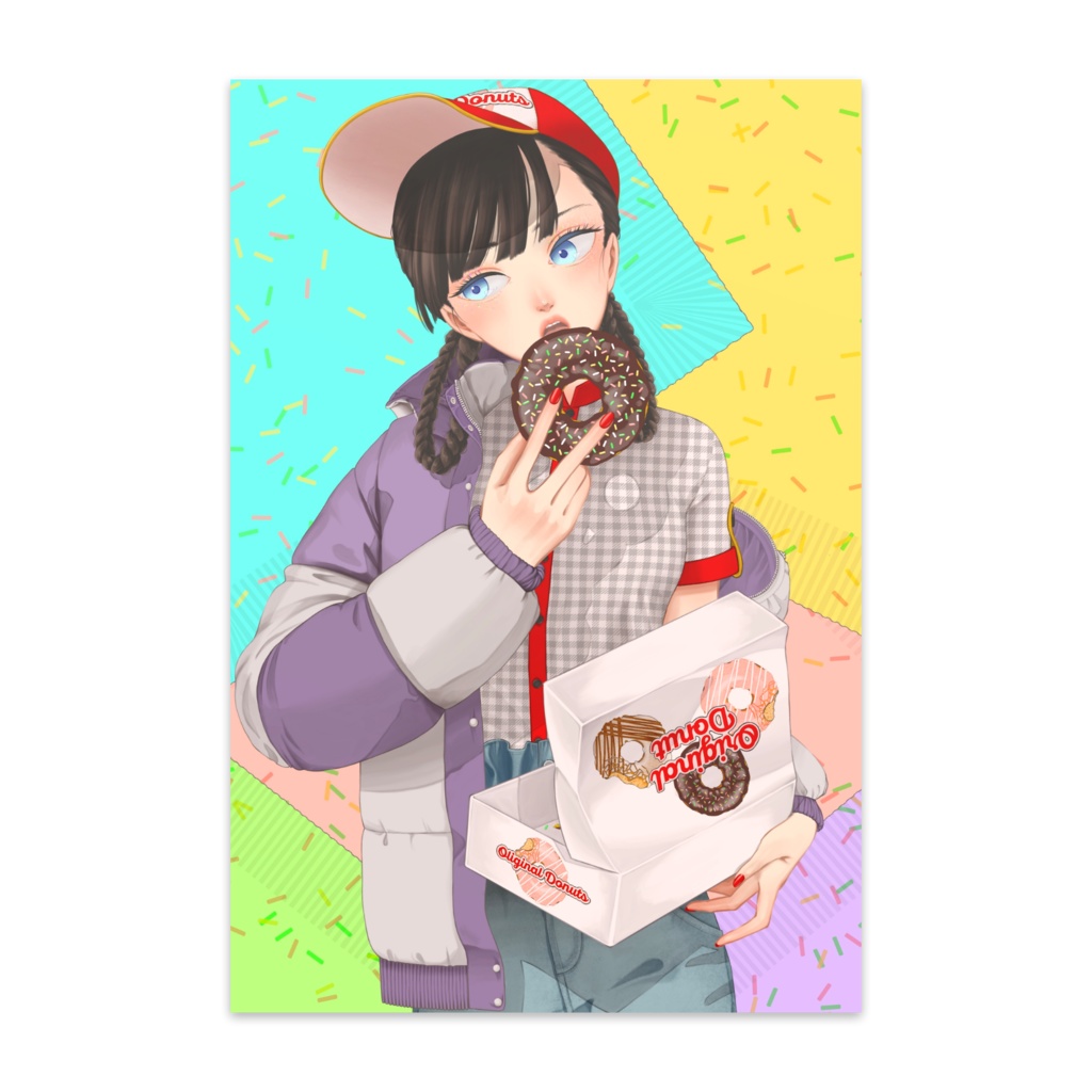 ドーナツ🍩ポストカード🍩