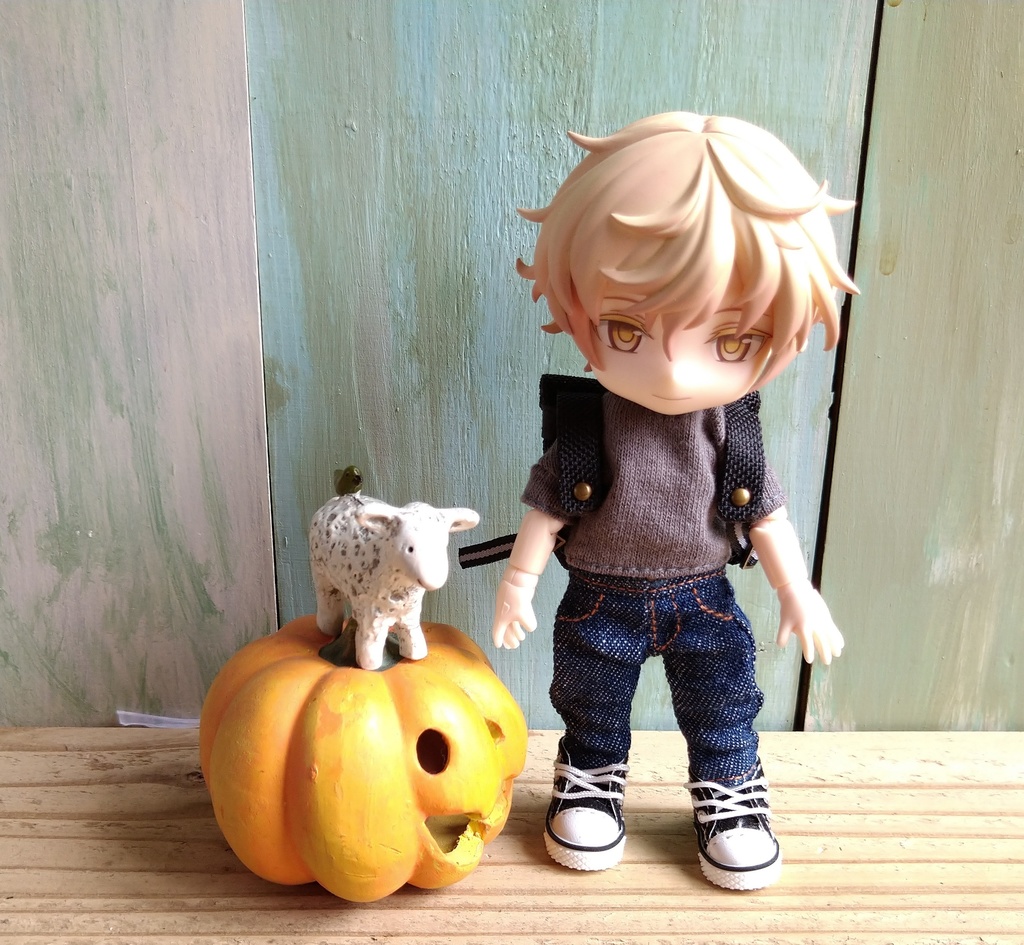 【オーダー】バックパック ブラック リュック バッグ      検 → オビツ11  ピコドー ねんどろいどどーる ob11