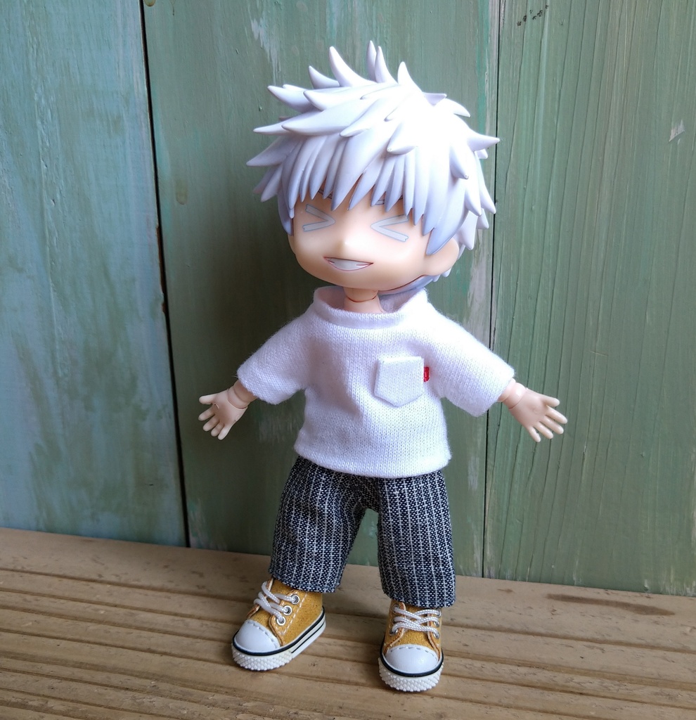 ポケット付Tシャツ オビツろいど ob11 ねんどろい ドール 服