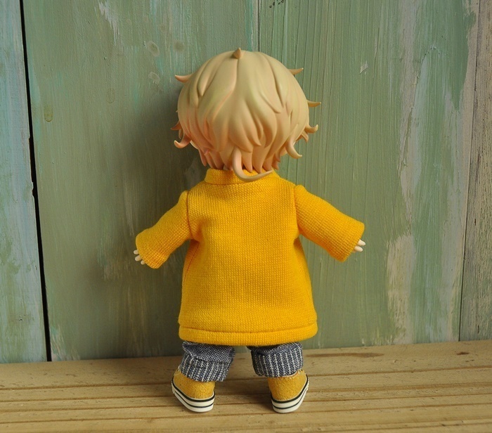 天竺ニットのカーディガン コーディガン コート オビツ11 ねんどーる ねんどろいどどーる 服 ②ｍay