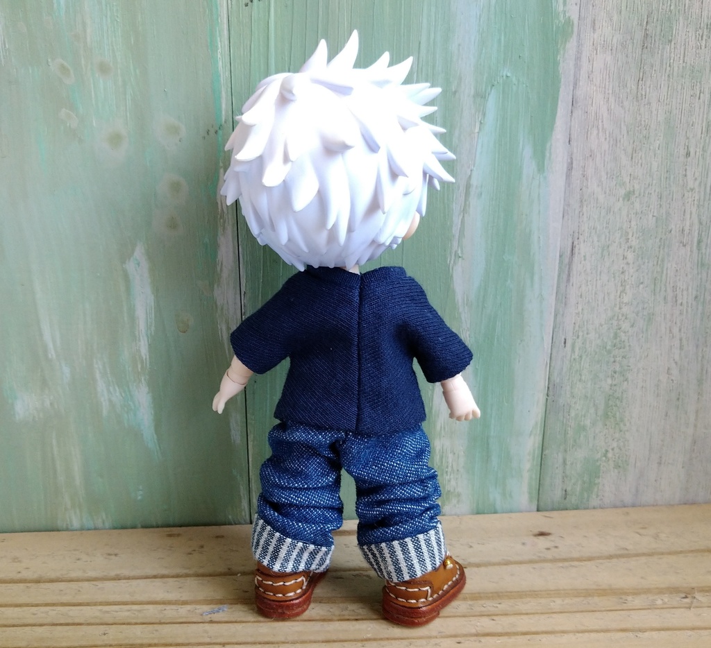 【セットアップ】ルーズパンツ&ロゴ T シャツ オビツ11 ob11 服 ねんどろいど