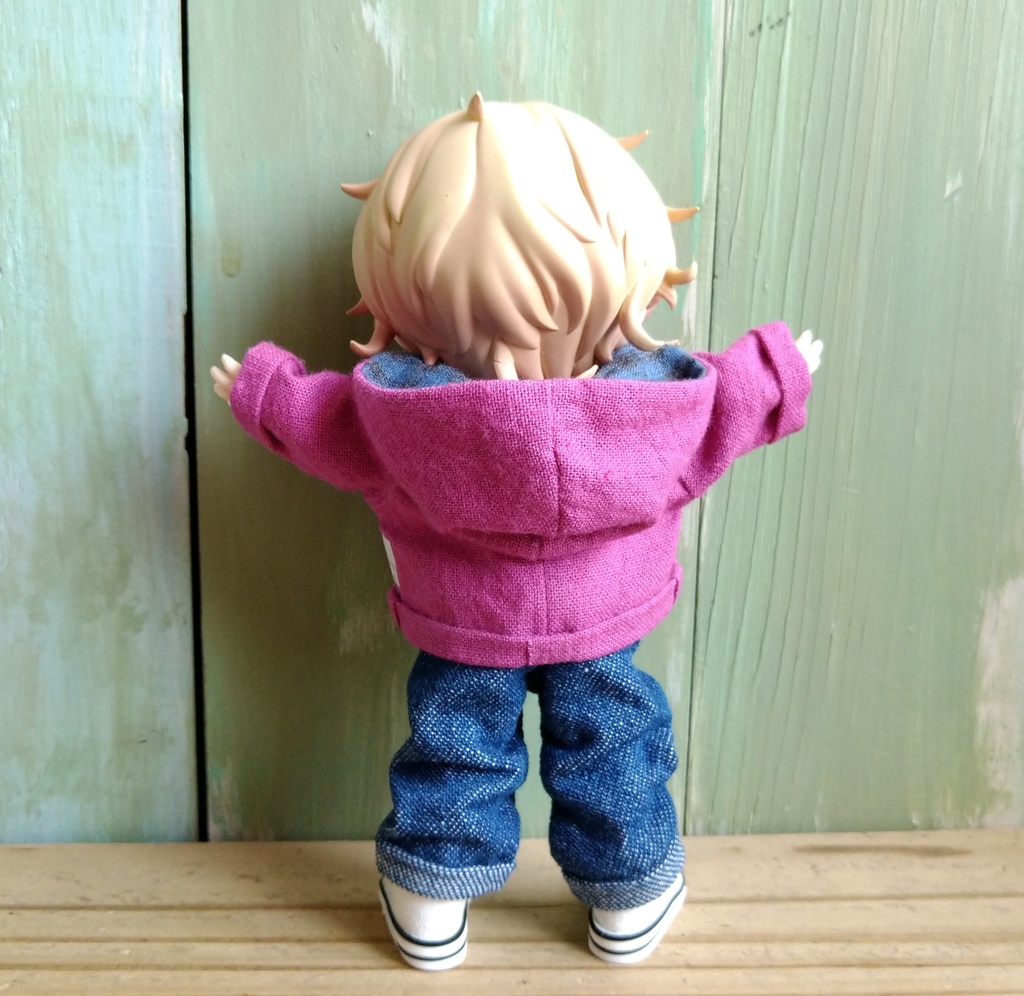 サマーパーカー      オビツ11   ねんどーる  ねんどろいどどーる 服   ①