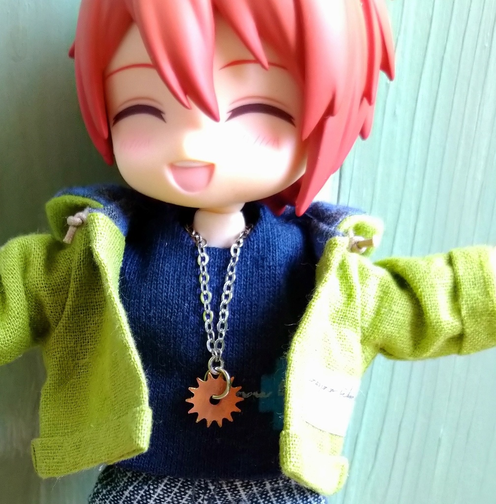 サマーパーカー   ＋ネックレスのおまけ   オビツ11   ねんどーる  ねんどろいどどーる 服   ②