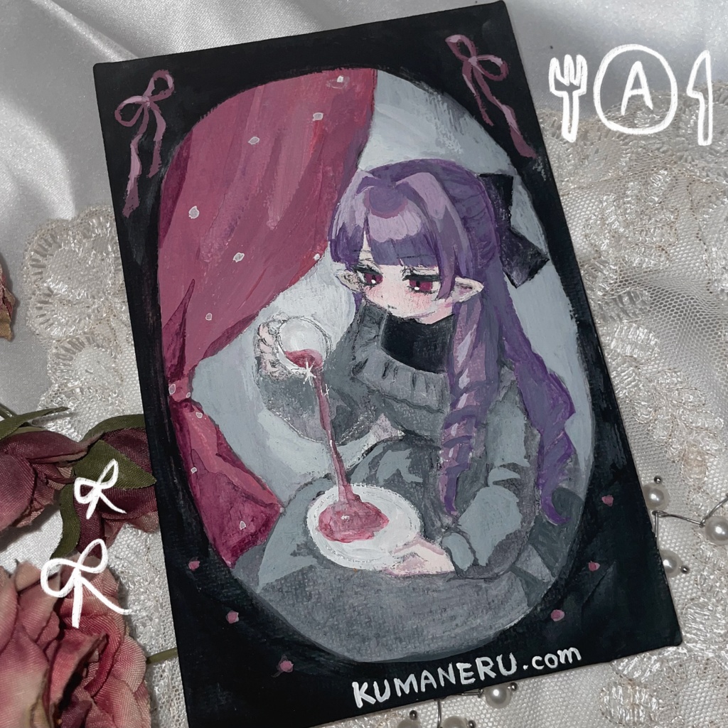 【12/26 21:00〜販売開始】☕️アクリル原画2種類🍰