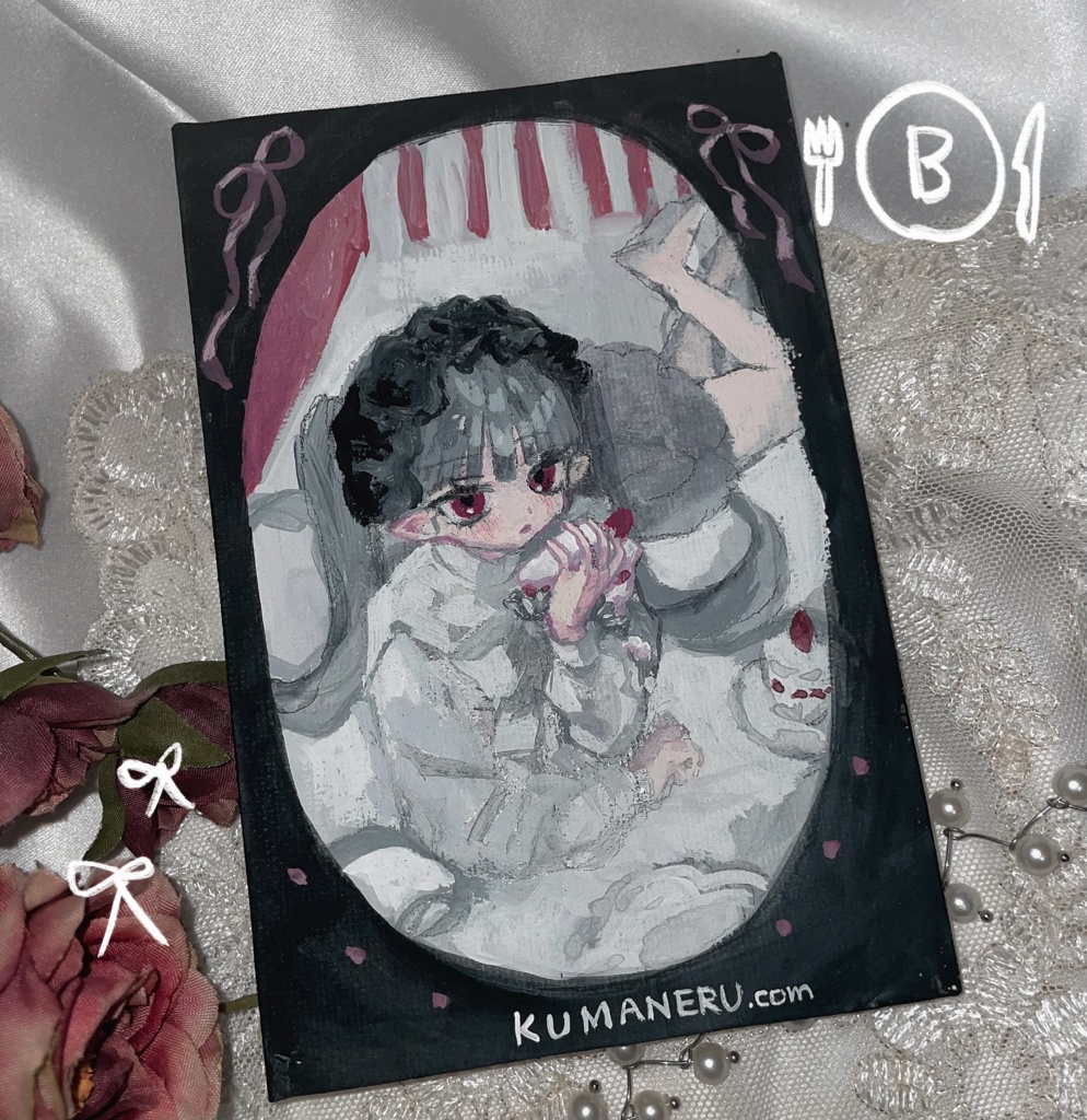 【12/26 21:00〜販売開始】☕️アクリル原画2種類🍰