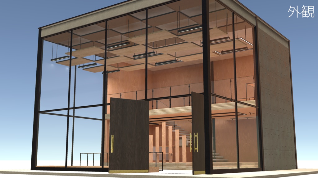 【VRChat向けワールド】Shop_type Apparel01