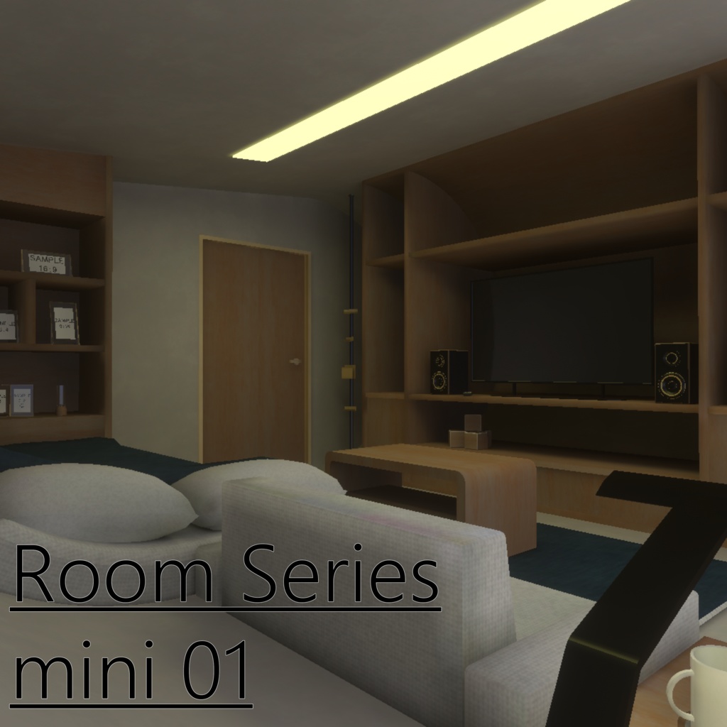 【VRChat向けワールド】Room Series_mini 01
