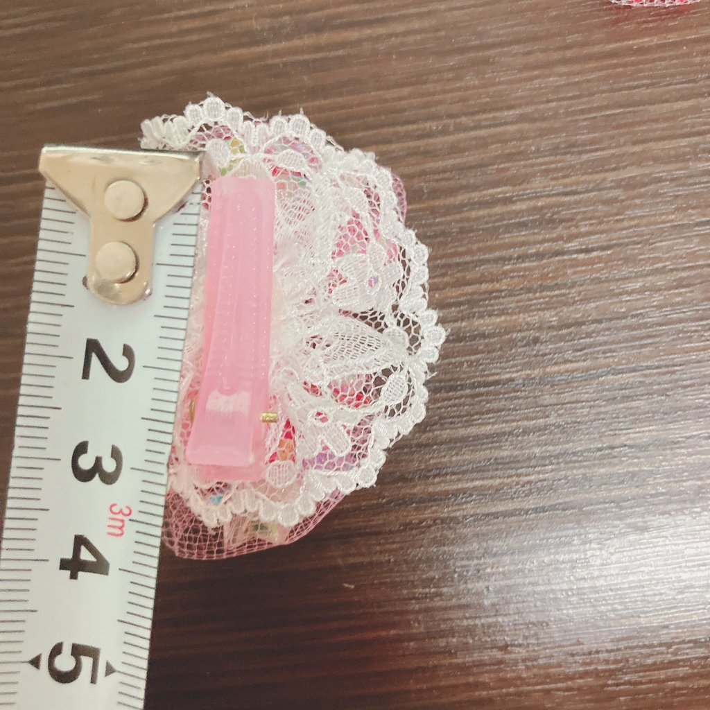 【送料込】ぬいちゃん用ヘアピン2本セット