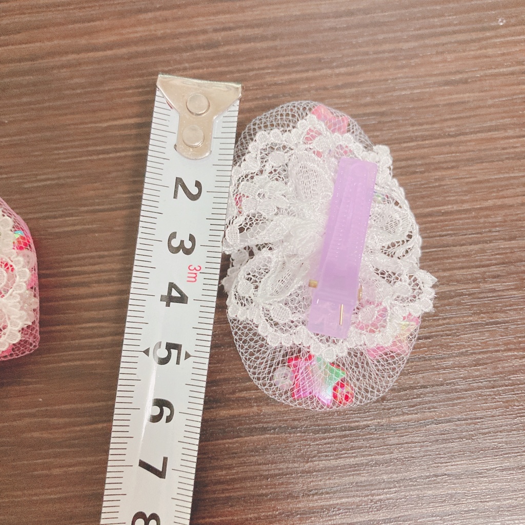 【送料込】ぬいちゃん用ヘアピン2本セット