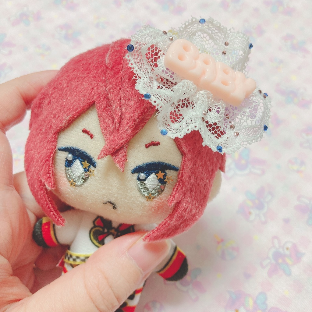 【送料込】ぬいちゃん用ヘアピン2本セット