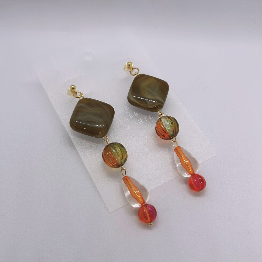 《陽炎の調べ — Mirage Glow —》 イヤリング・ピアス・イヤーカフ|087