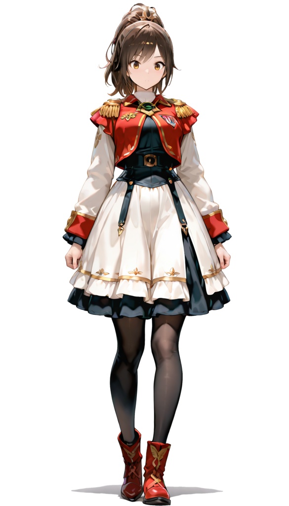 【立ち絵素材】女の子高画質0001（ファンタジー）-通常+表情差分５種+追加４種別売り（pngファイル透過済み）