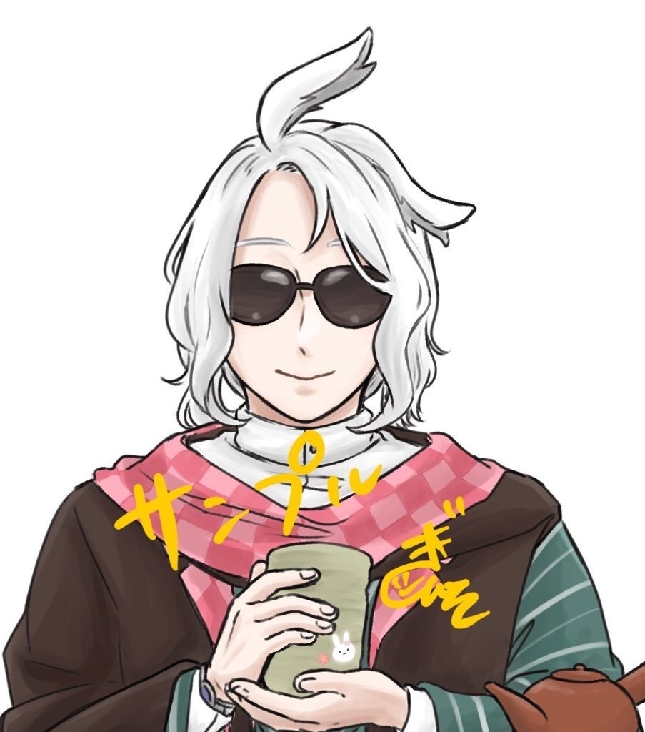 一緒にお茶をしばいてくれるコトちゃんアクスタ