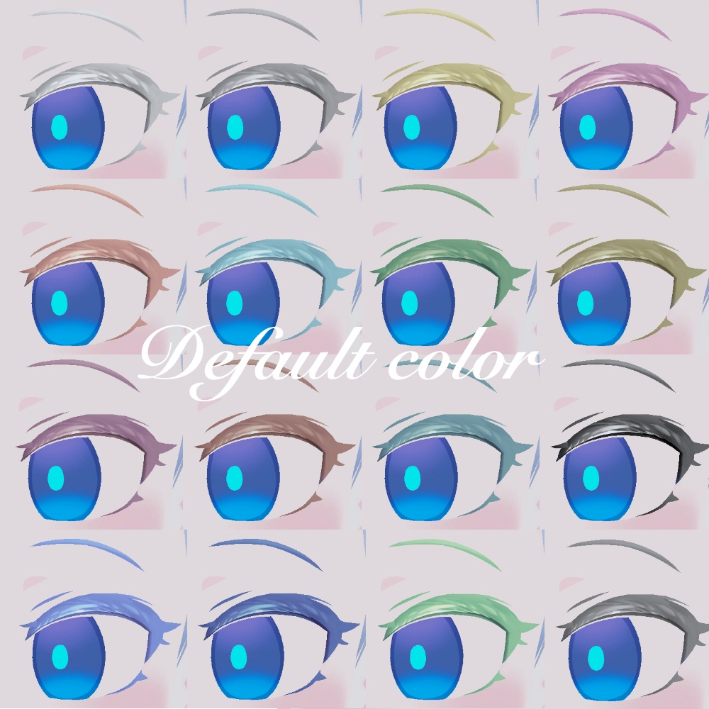 【ラグシエル専用】マスカラ&アイブロウ01(まつ毛・眉毛テクスチャ)