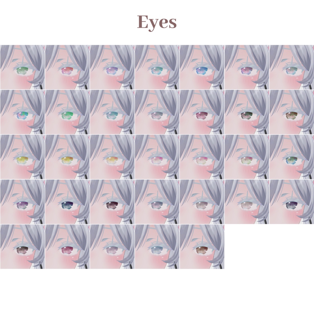 【しお/Sio専用】Makeup & Eyes【うるうるコットンキャンディーメイク】