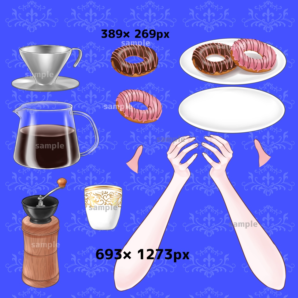 【無料あり】コーヒーとドーナツのセット