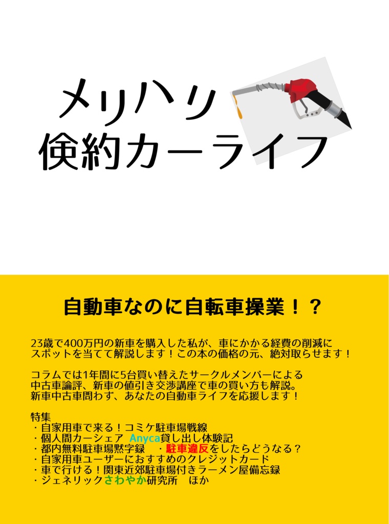 メリハリ倹約カーライフ