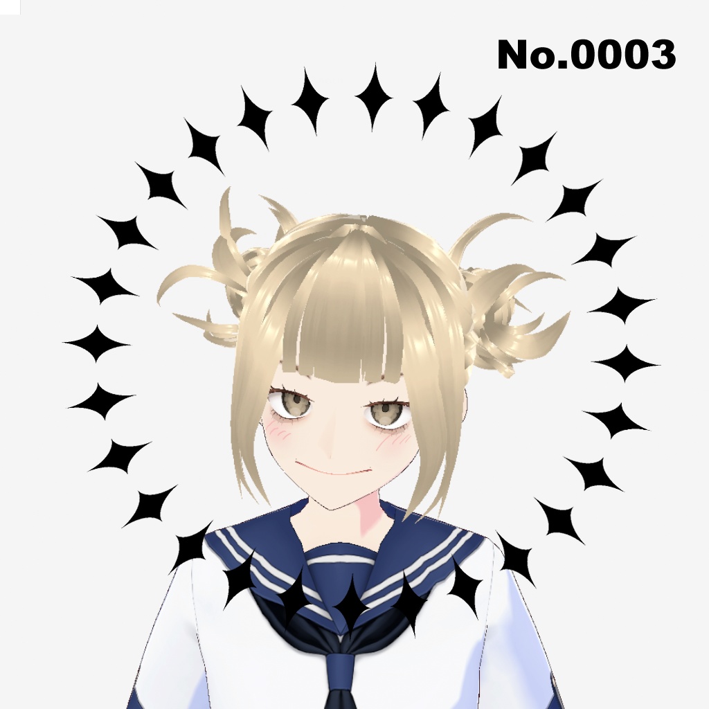 Himiko Toga's hair