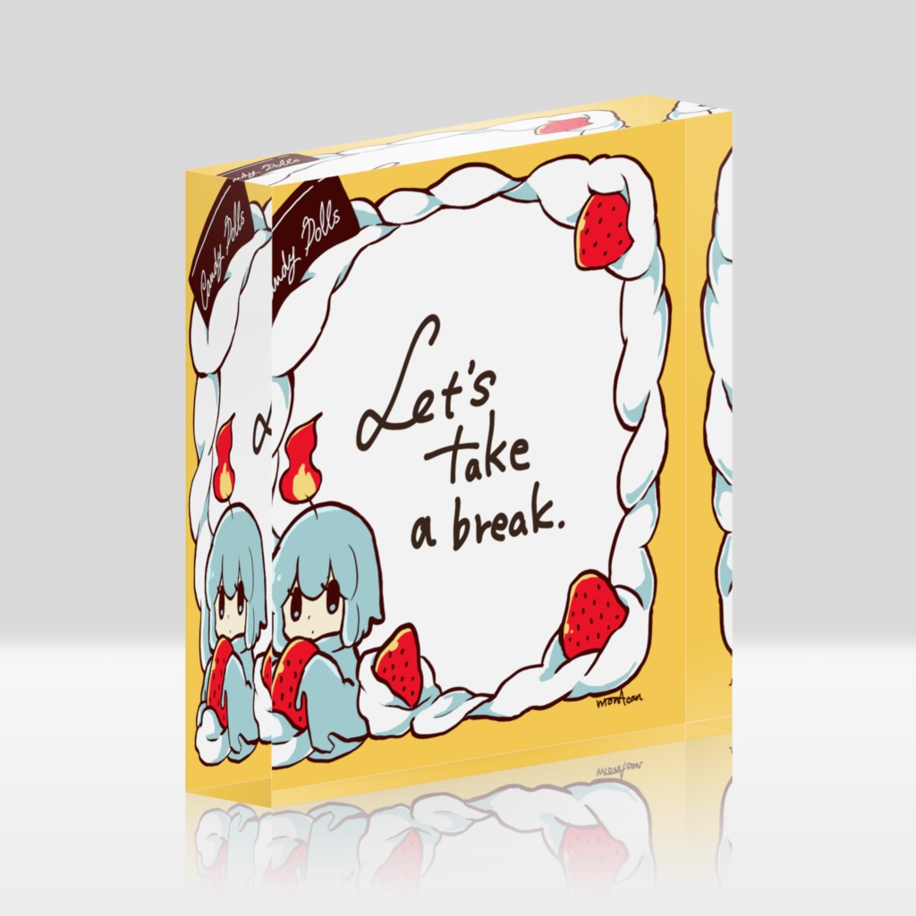 CANDY DOLLS アクリルブロック(ケーキ)