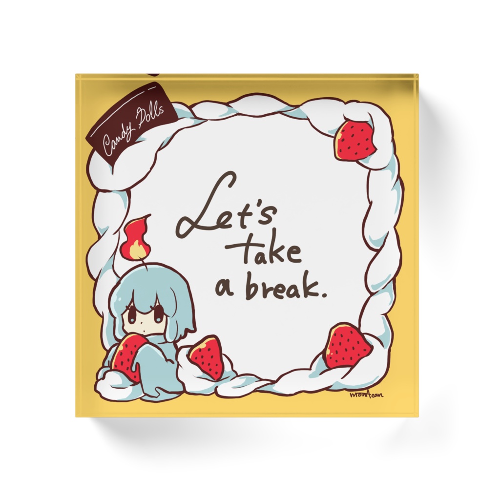 CANDY DOLLS アクリルブロック(ケーキ)