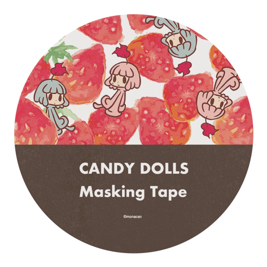 CANDY DOLLS マスキングテープ(いちご)