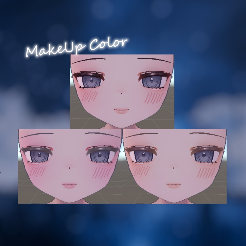 【Munkki】Heroine Eye+MakeUp texture【14+3color】