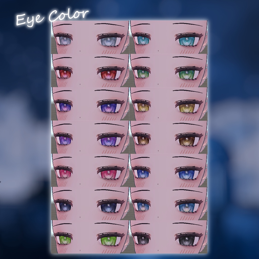 【Munkki】Heroine Eye+MakeUp texture【14+3color】
