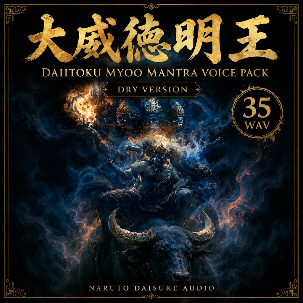 大威徳明王 真言ボイス素材｜Daiitoku Myoo Mantra Voice Pack【DRY