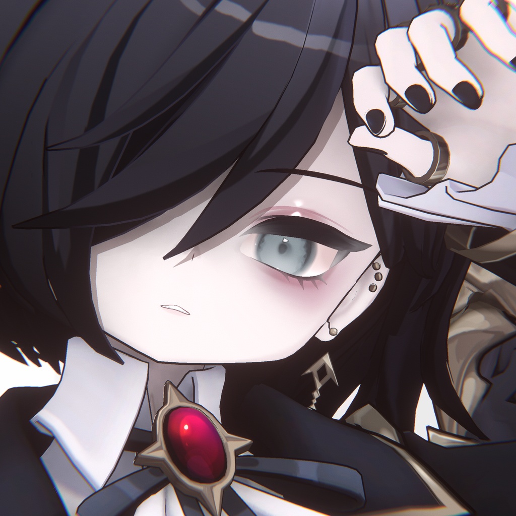 【Free/無料】ガーネットの夜想曲 / Eye & Makeup Texture【Nehail専用】