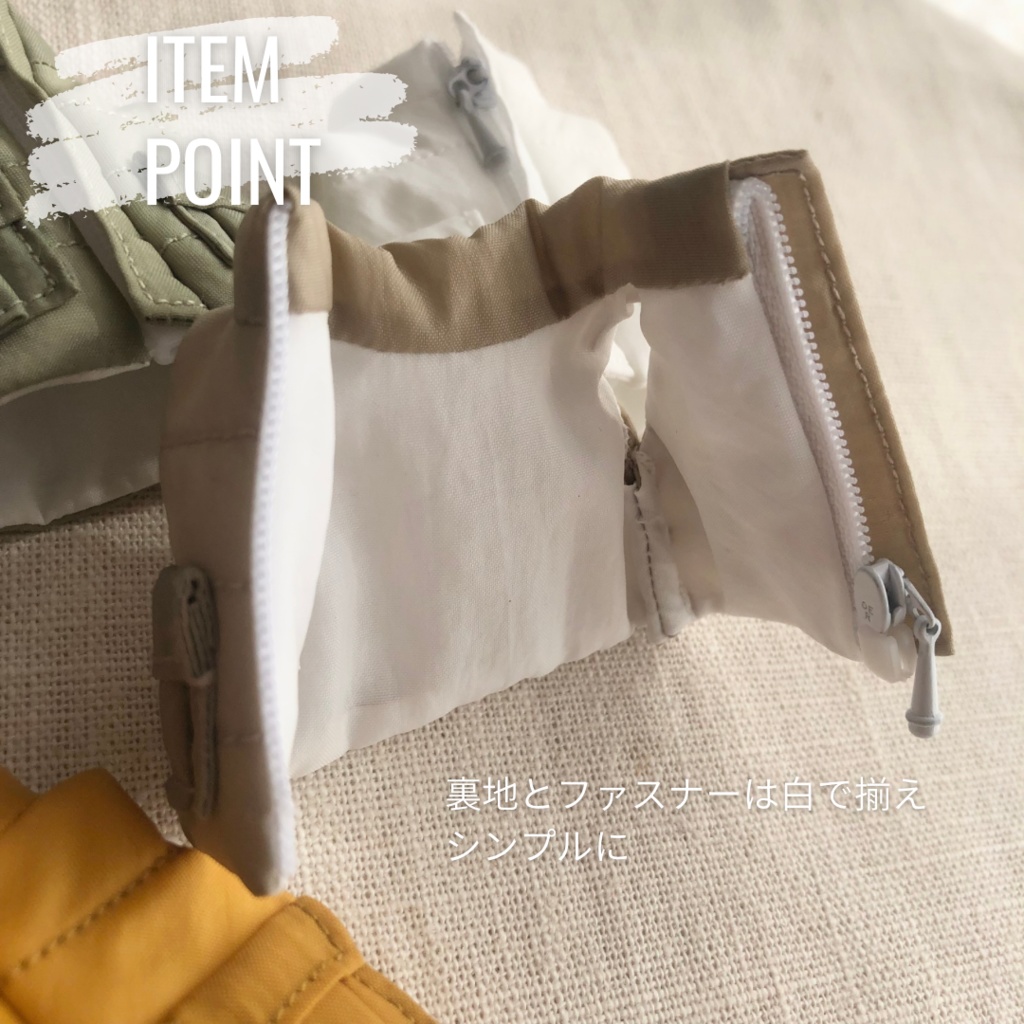 スタンドネック ダウンベスト全5色