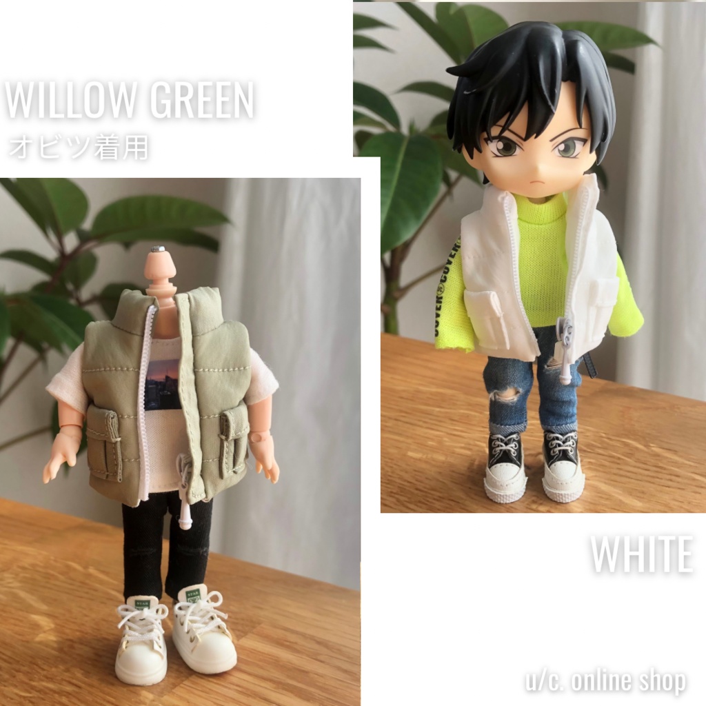 スタンドネック ダウンベスト全5色