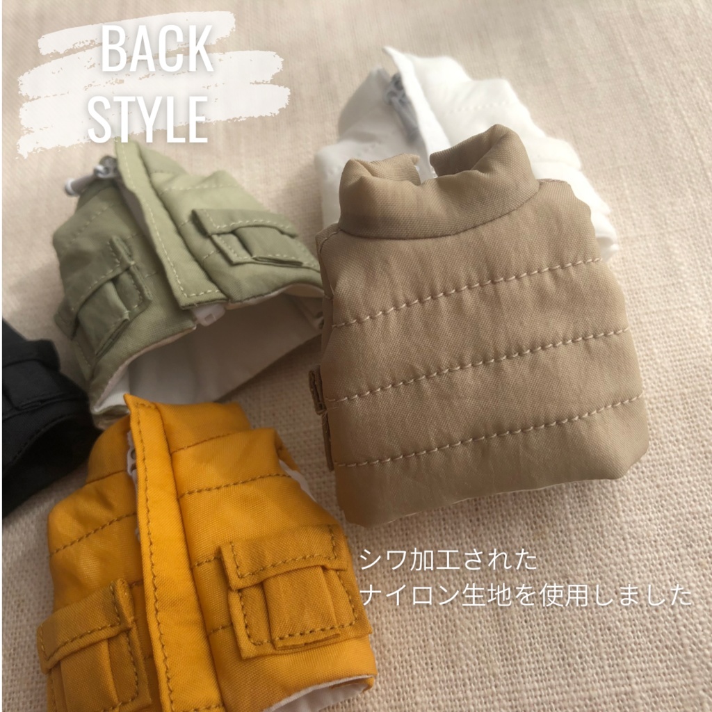スタンドネック ダウンベスト全5色