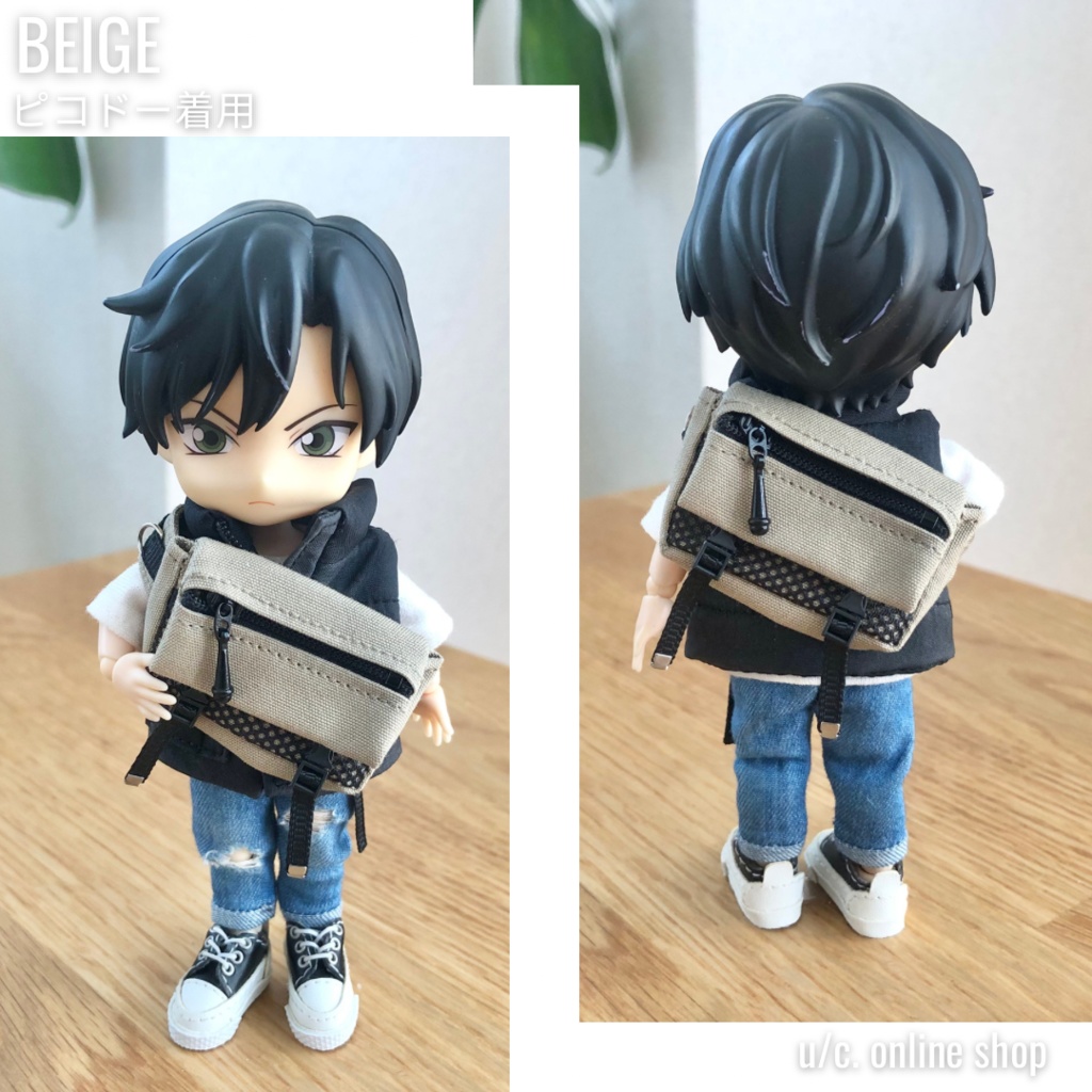 メッセンジャーバッグ ぬい&ドール用 全6色