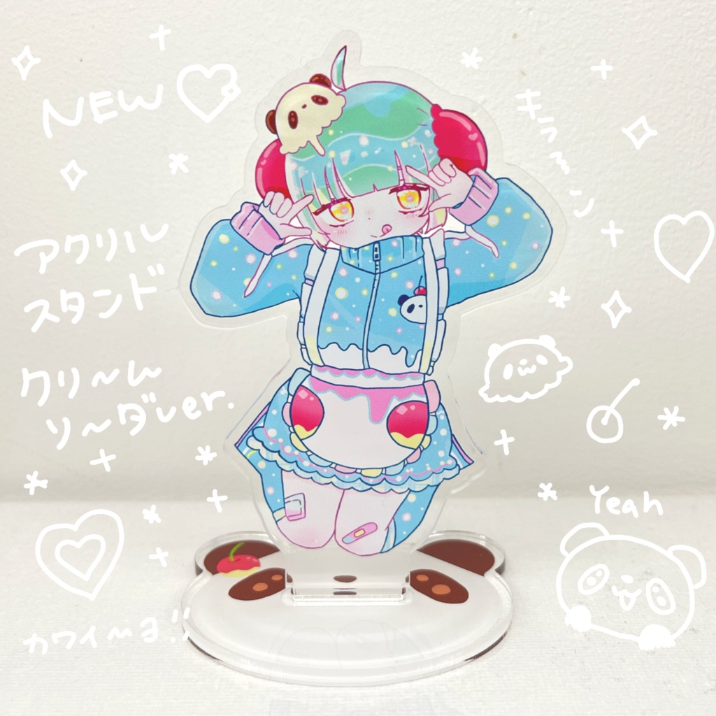 アクリルスタンド(クリームソーダちゃん)