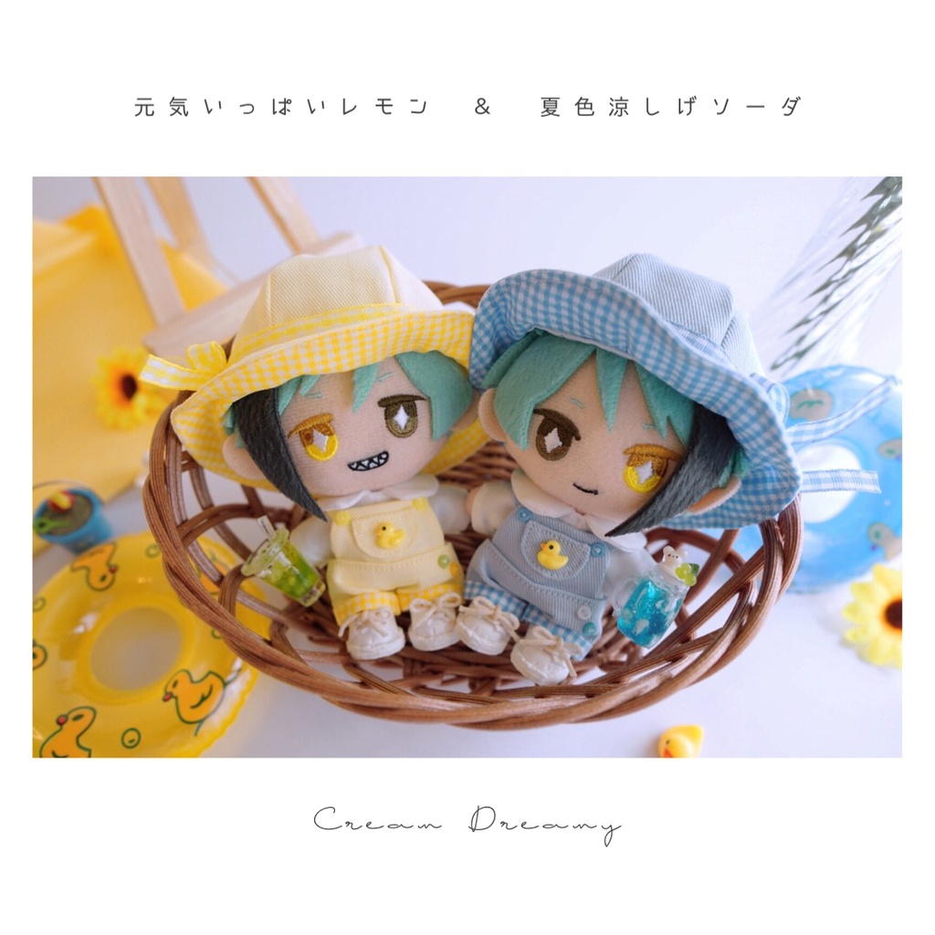 元気いっぱいレモン 🍋.°  ＆ 夏色涼しげソーダ 🧊.° 