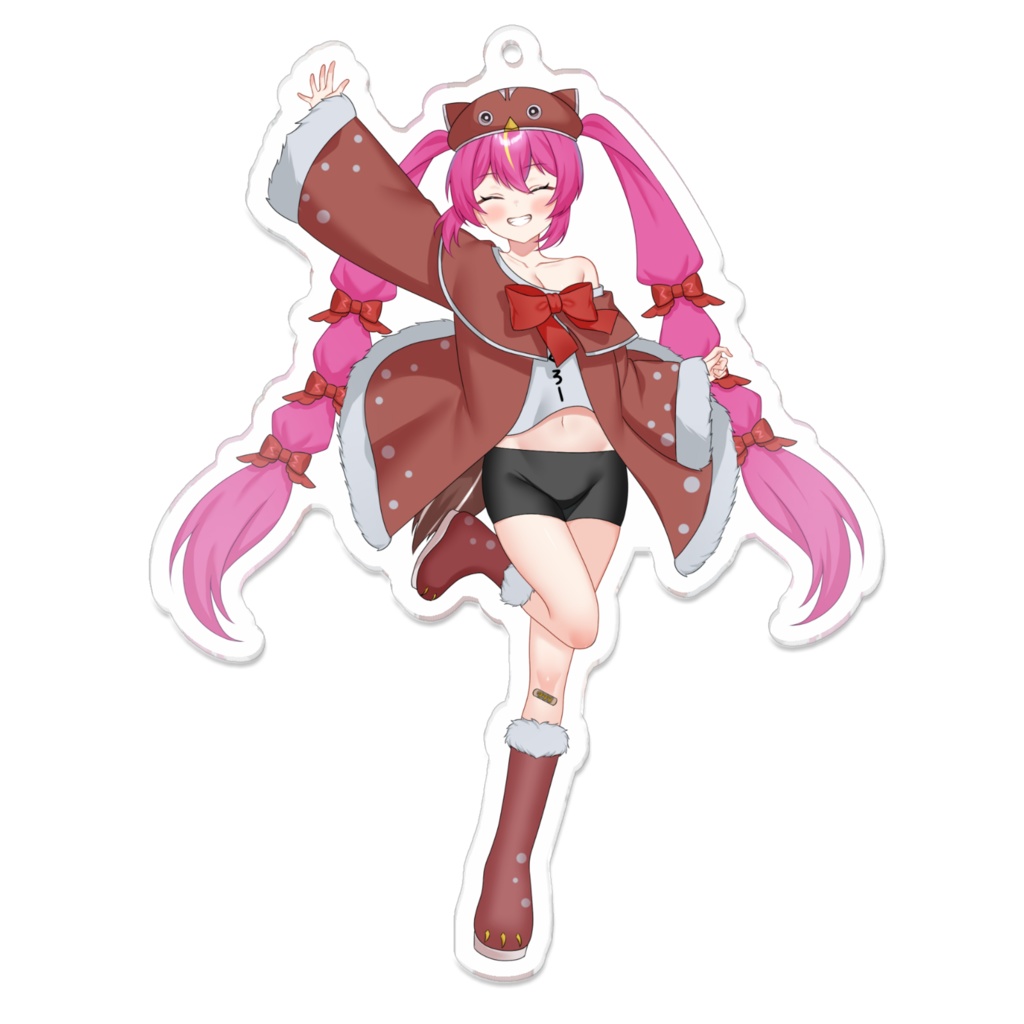 すずみんの笑顔アクリルキーホルダー