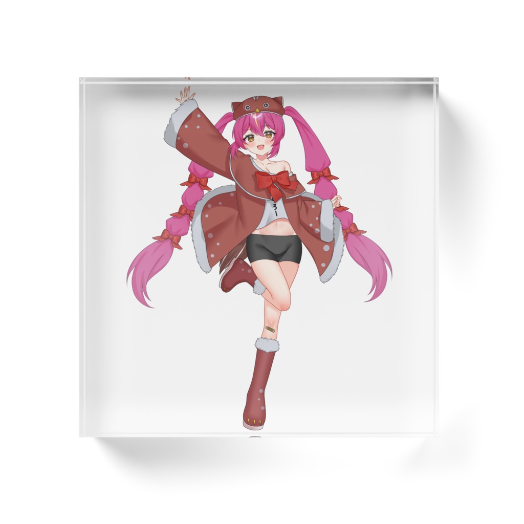 すずみのかわいいアクリルブロック