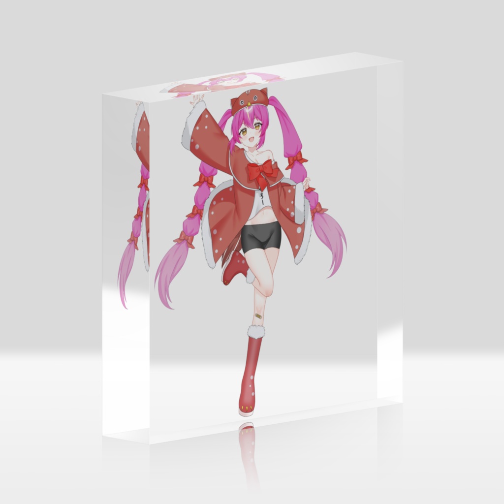 すずみのかわいいアクリルブロック