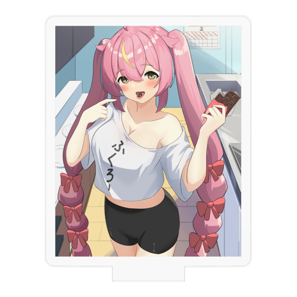 【赤すずみ生誕グッズ】バレンタインすずみんのアクリルスタンド