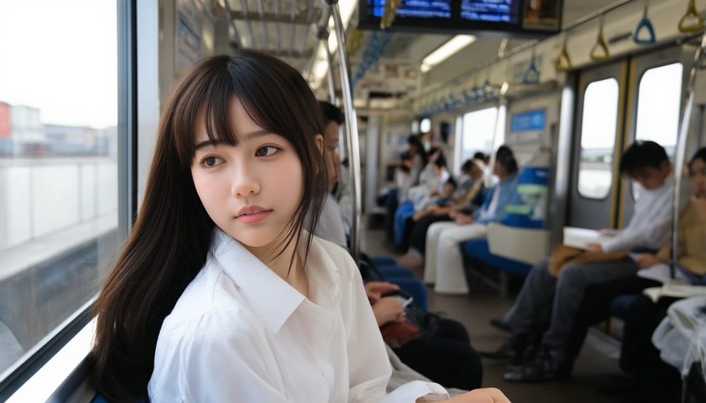 電車走行中の車内音 –環境音
