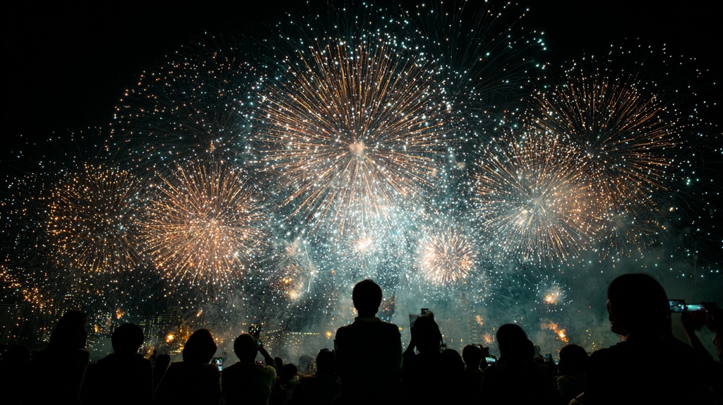 夏の夜空に咲く – 打ち上げ花火の環境音
