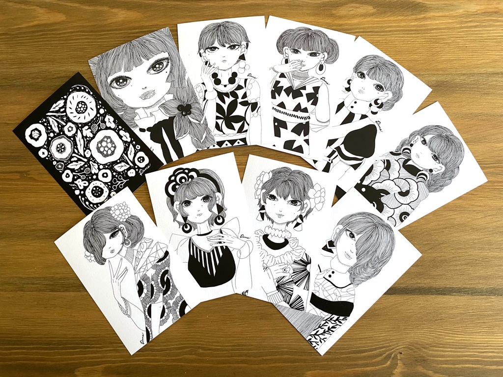 ランダムポストカード6枚セット【ボタニカ展】