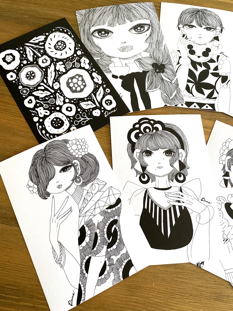 ランダムポストカード6枚セット【ボタニカ展】