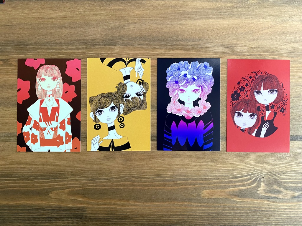 ランダムポストカード6枚セット【カラー】