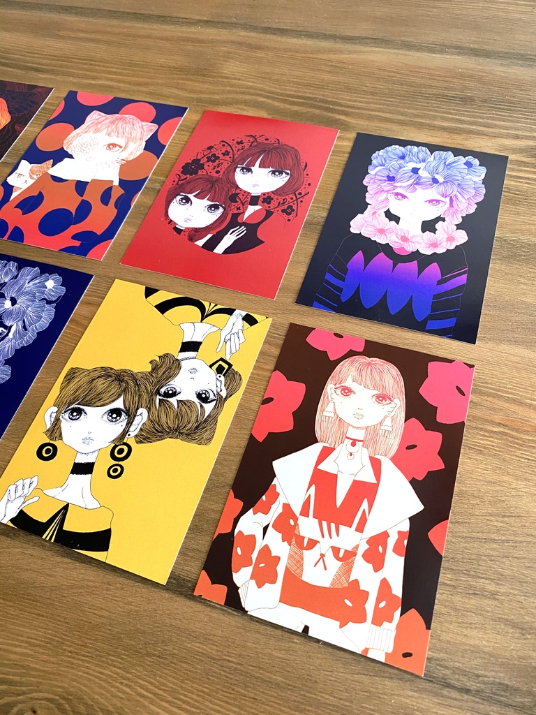 ランダムポストカード6枚セット【カラー】