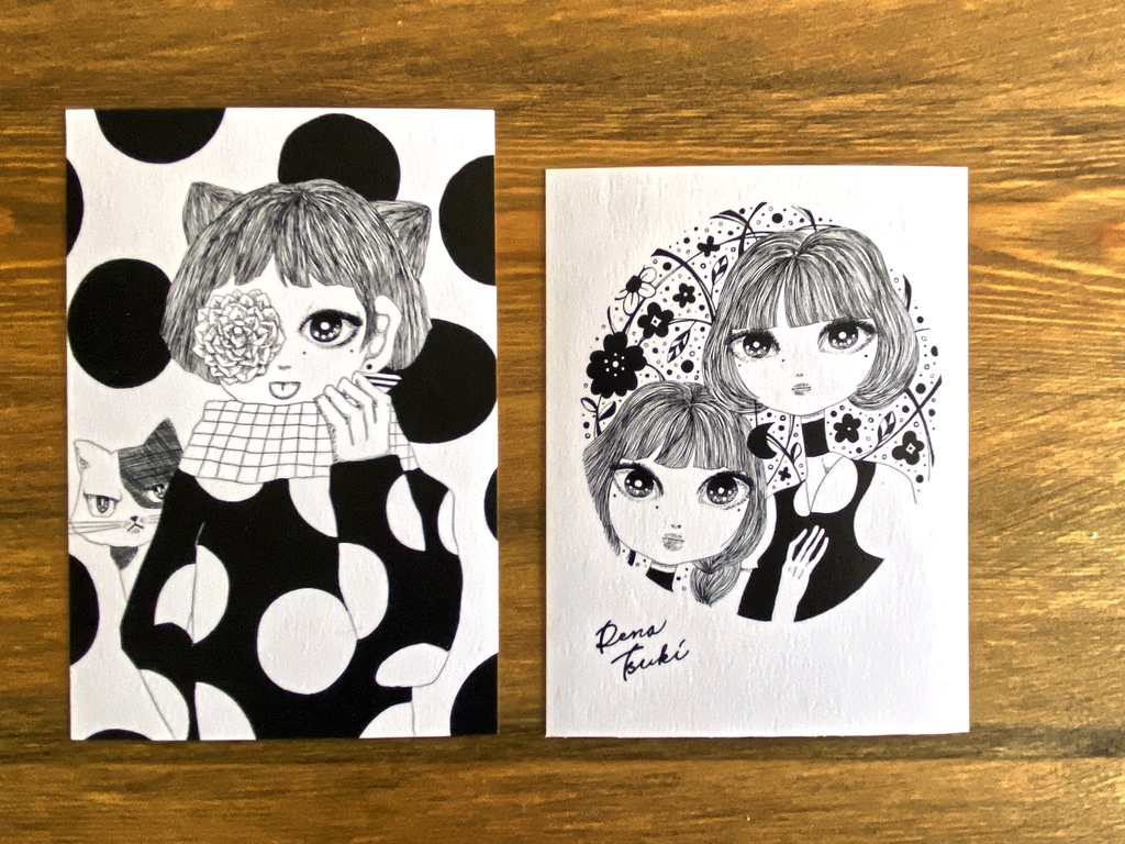 ポストカード6枚セット【モノクロ】