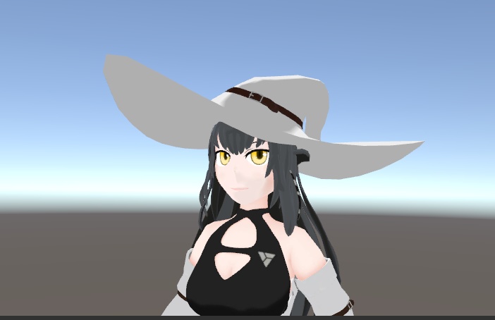 【Yotaka製】魔女帽子【VRC向け3Dモデル】